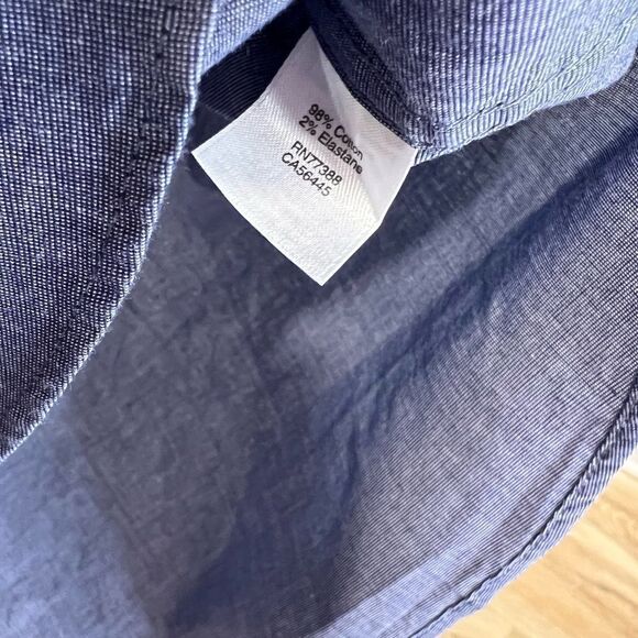 J.CREW MERCANTILE Flex Men’s Blue Button Down Shirt Size Small Slim Fit - Picture 5 of 7